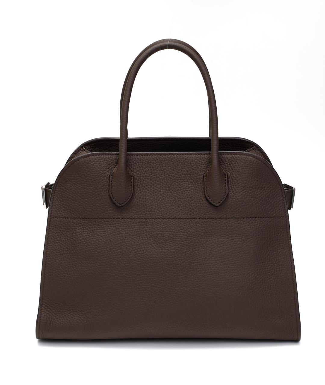 THE ROW Коричневая кожаная сумка тоут, фото 3