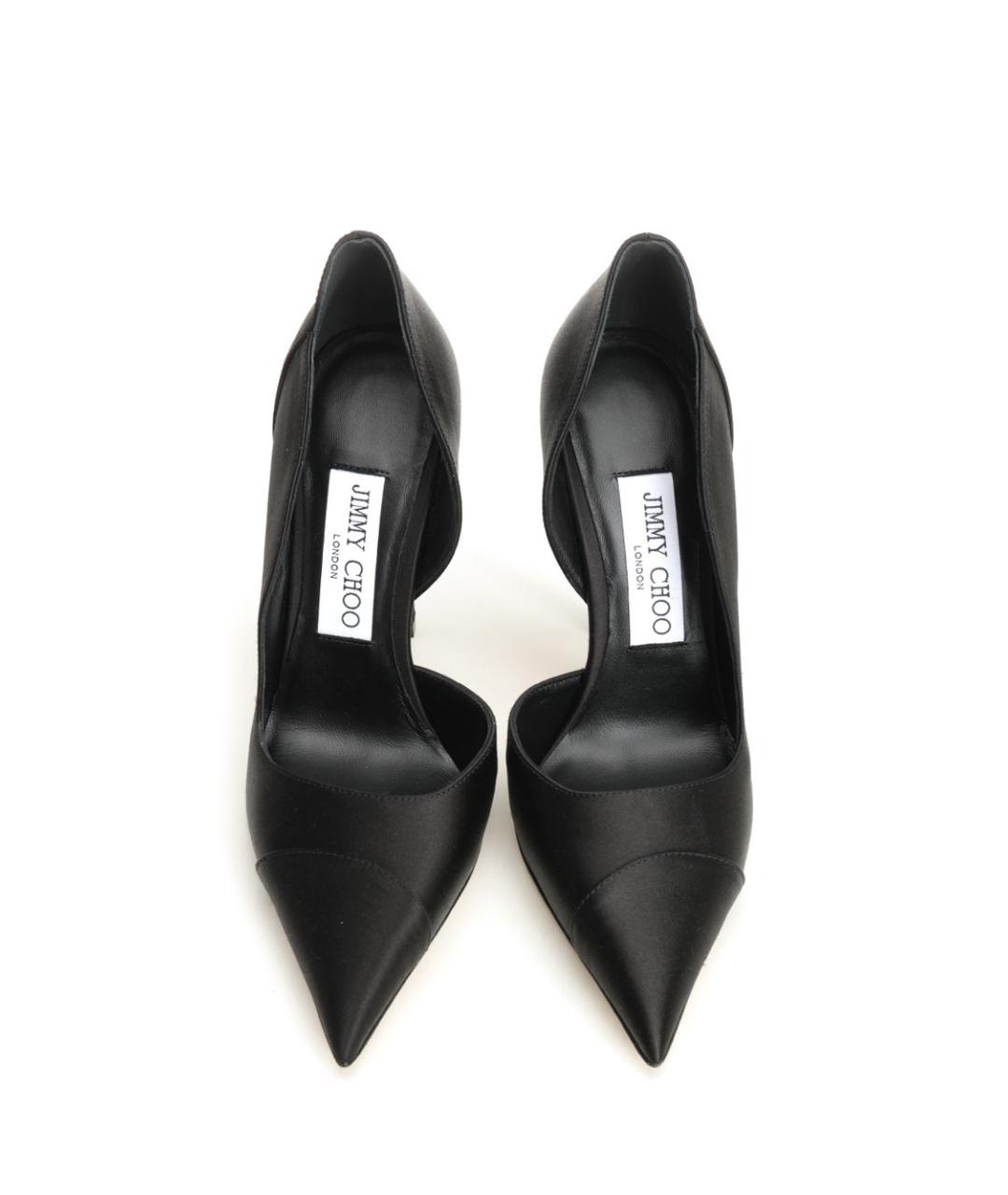 JIMMY CHOO Черные текстильные туфли, фото 5