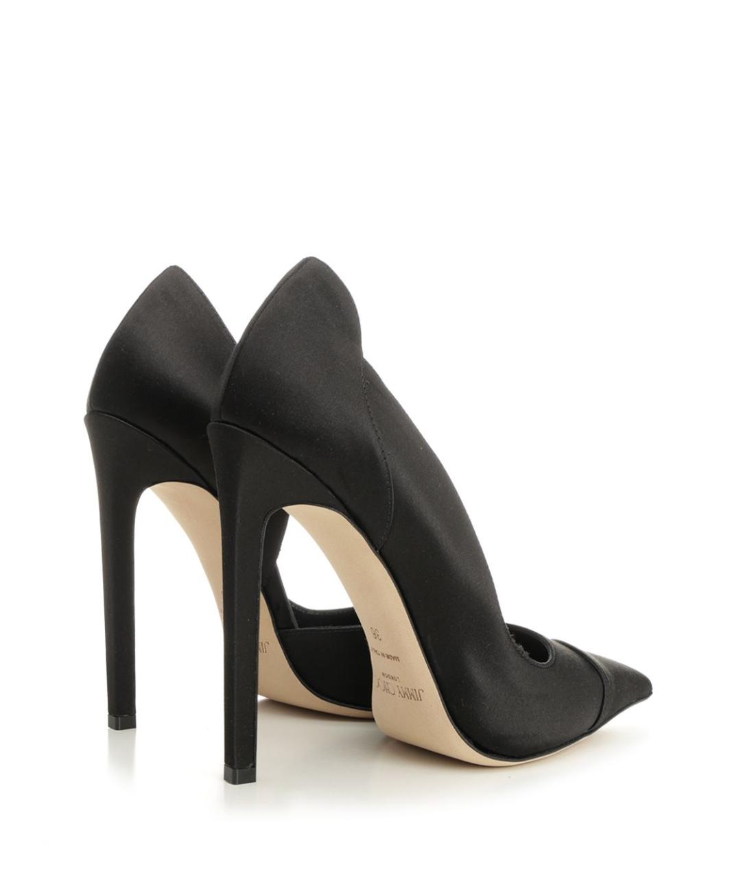 JIMMY CHOO Черные текстильные туфли, фото 3