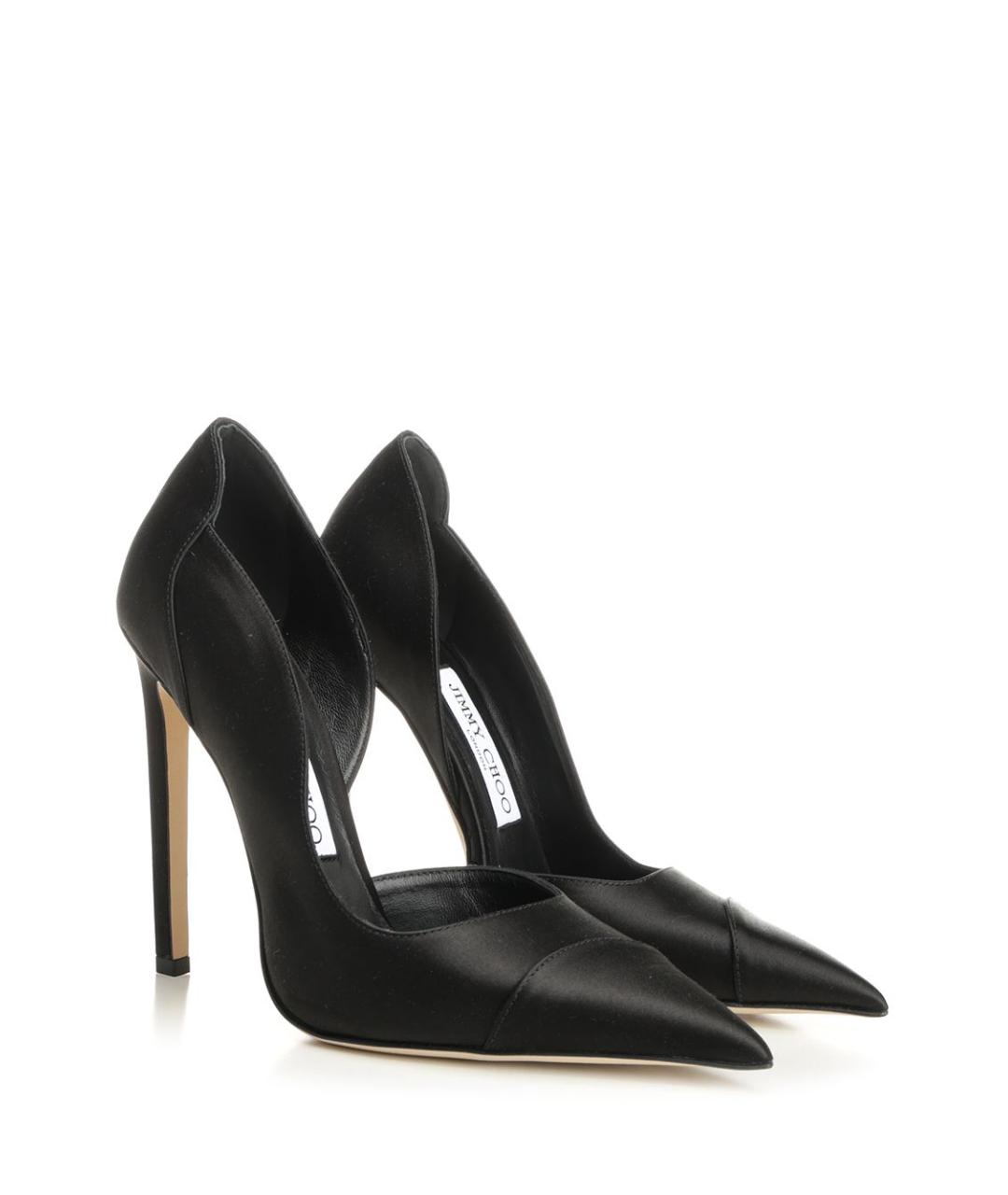 JIMMY CHOO Черные текстильные туфли, фото 2