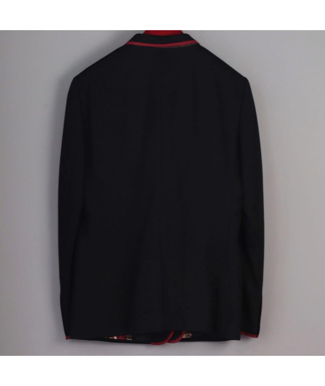 DOLCE&GABBANA Черный вискозный пиджак, фото 3