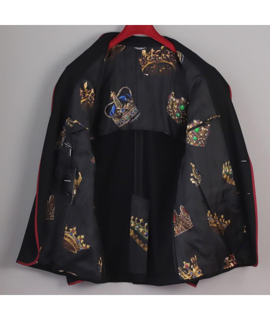 DOLCE&GABBANA Черный вискозный пиджак, фото 5