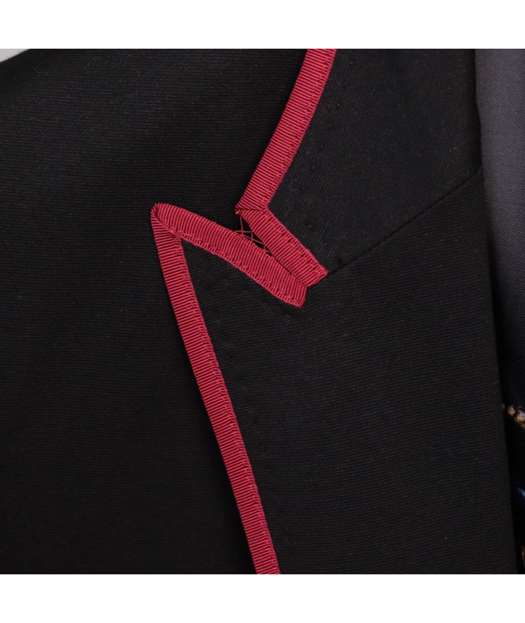 DOLCE&GABBANA Черный вискозный пиджак, фото 7