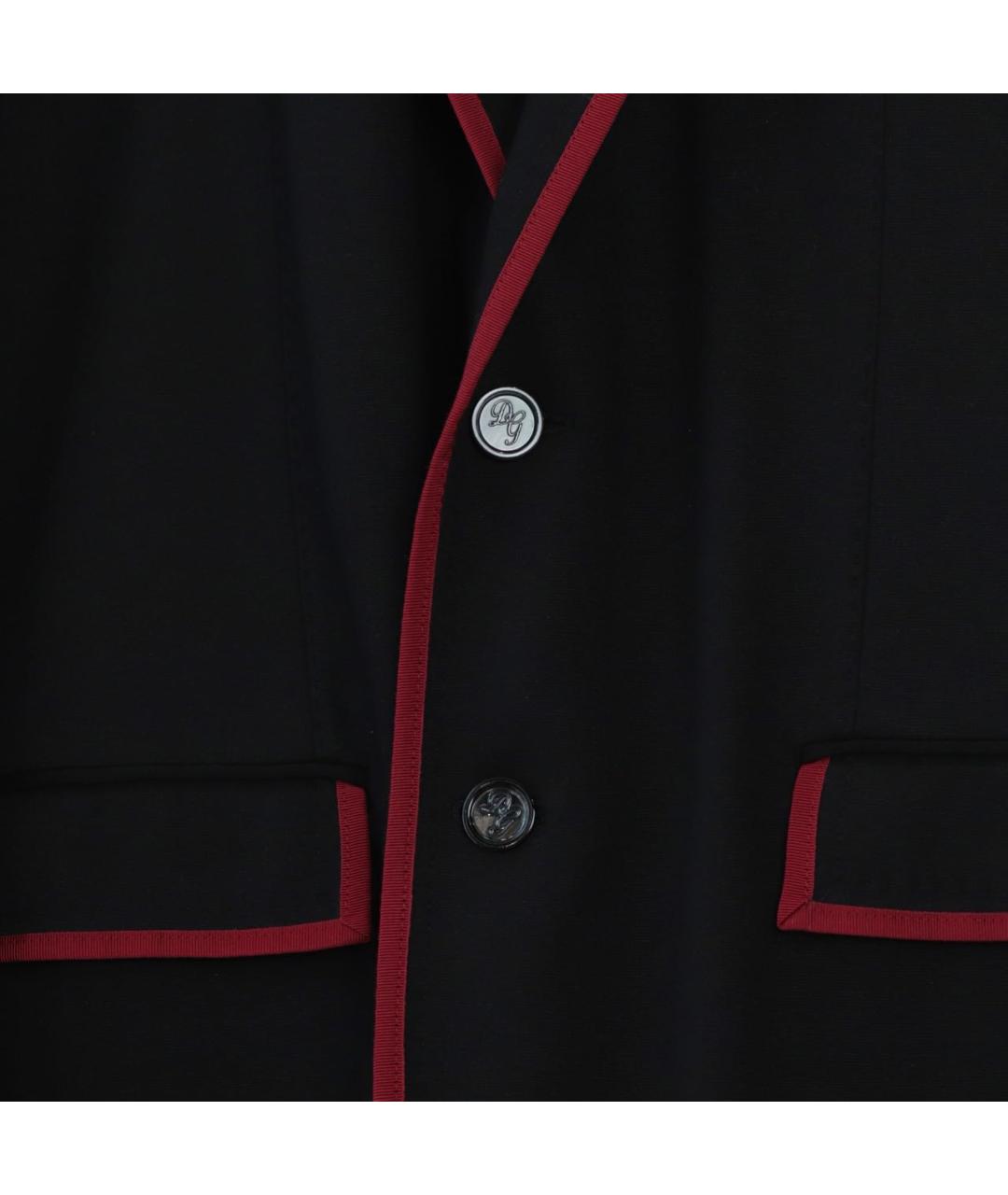 DOLCE&GABBANA Черный вискозный пиджак, фото 6