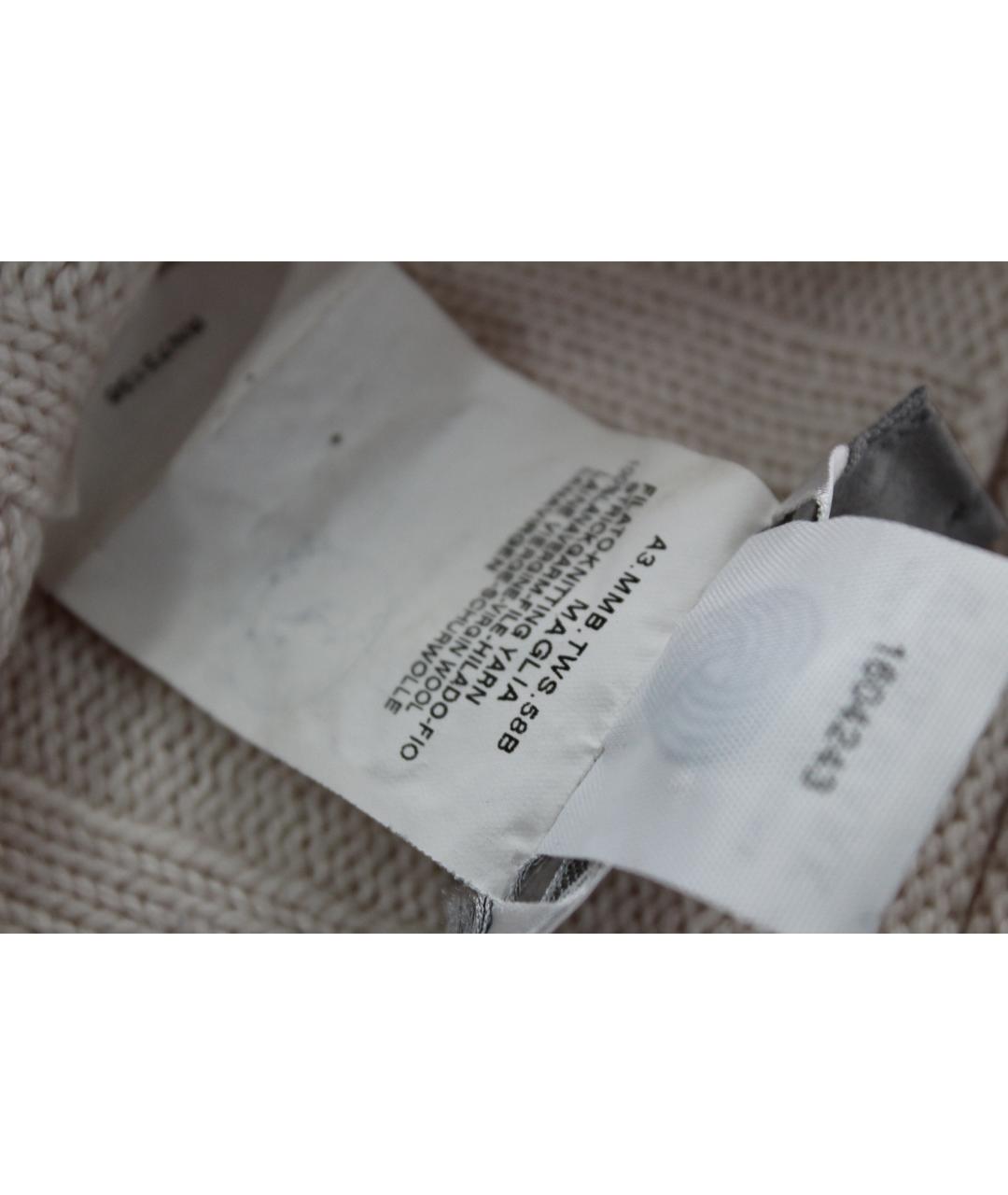 MAX MARA Бежевый шерстяной джемпер / свитер, фото 7