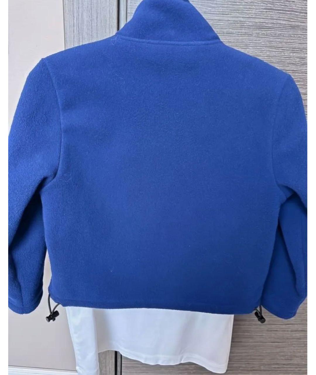 MIU MIU Синяя хлопковая куртка, фото 2