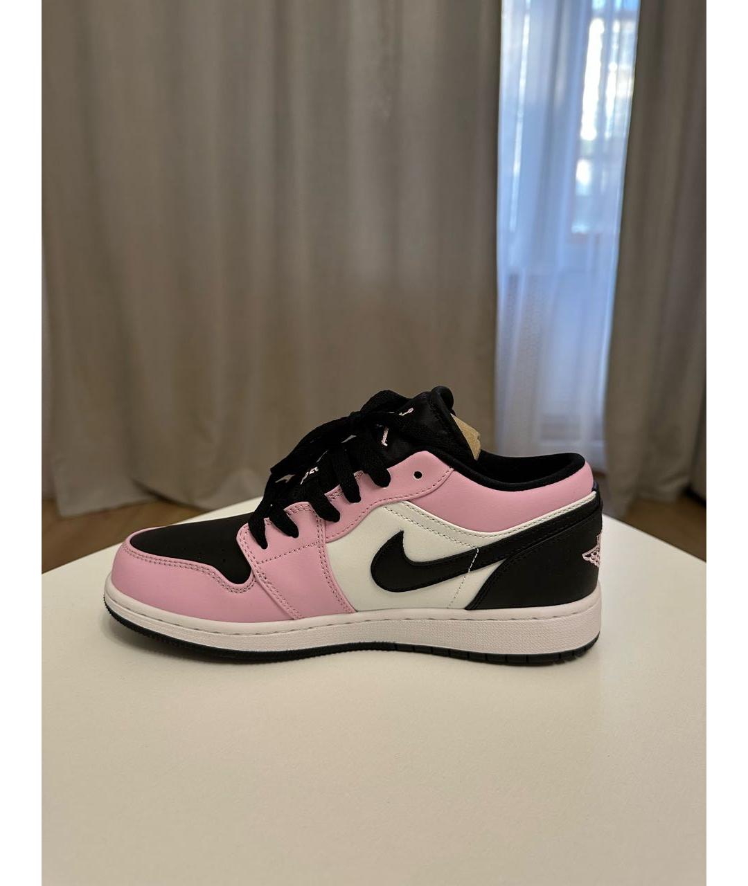 NIKE Розовые кожаные кроссовки, фото 5