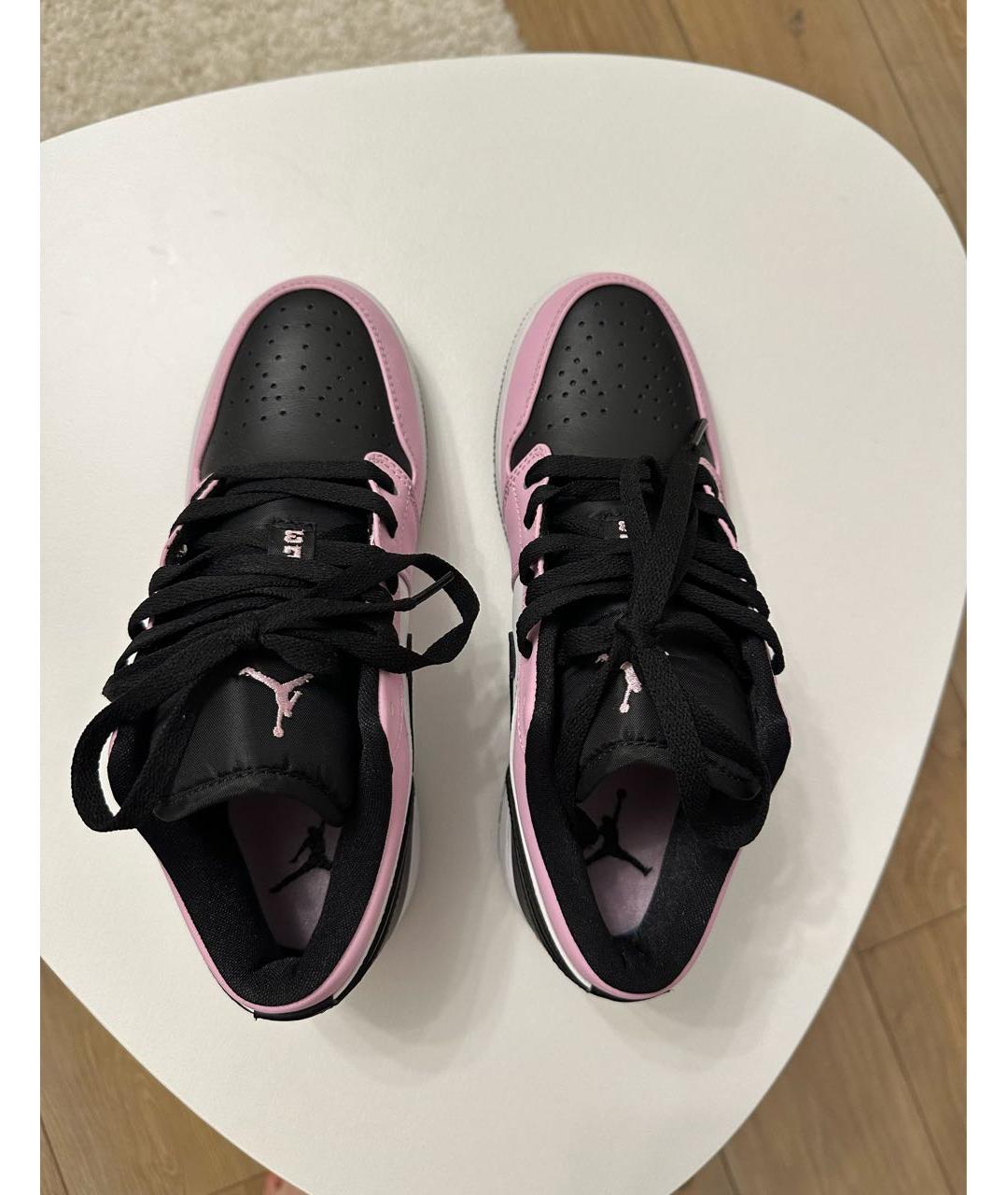 NIKE Розовые кожаные кроссовки, фото 3