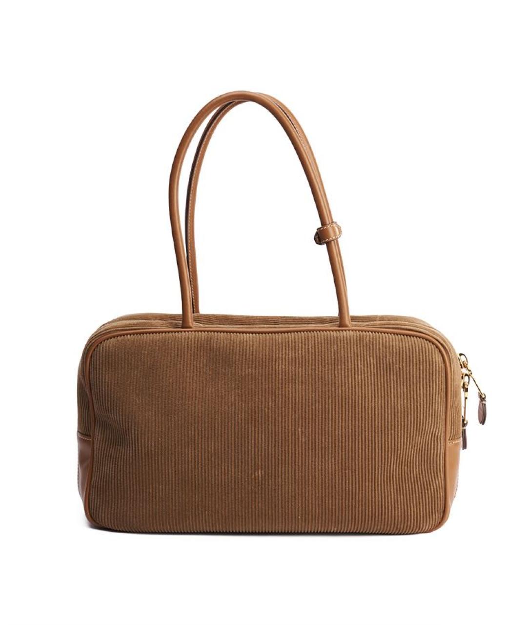 MIU MIU Коричневая сумка с короткими ручками, фото 3