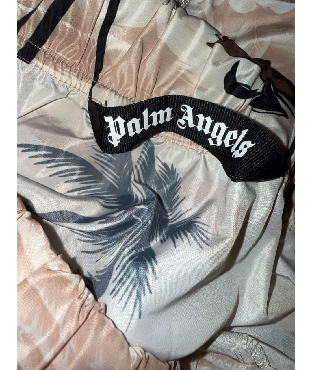 PALM ANGELS Бежевые полиэстеровые повседневные брюки, фото 3