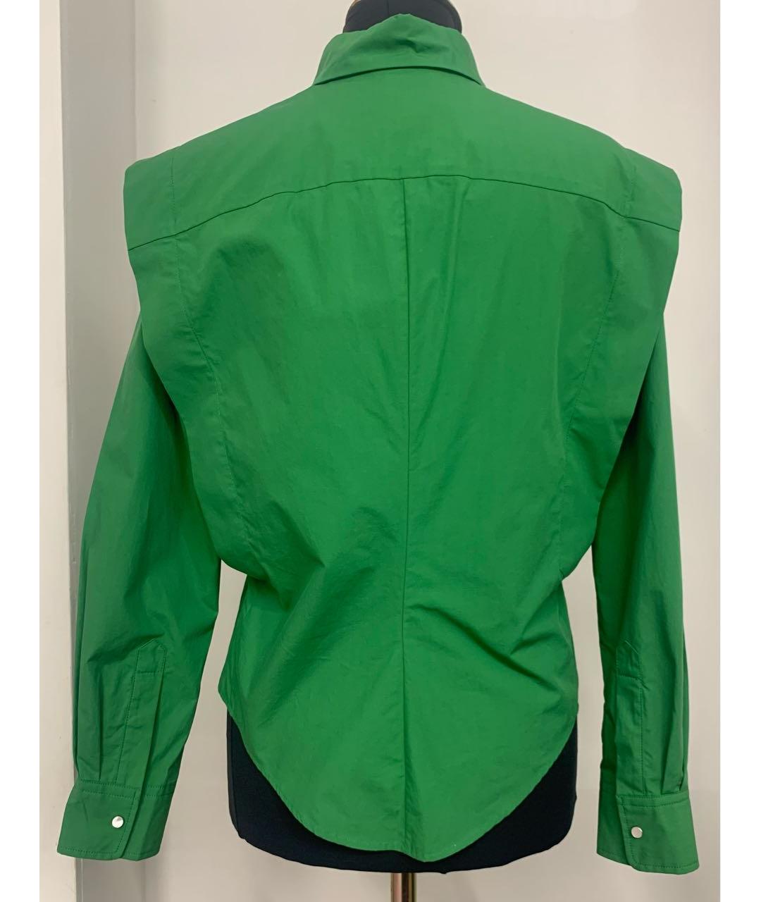 ISABEL MARANT Зеленая хлопковая блузы, фото 4