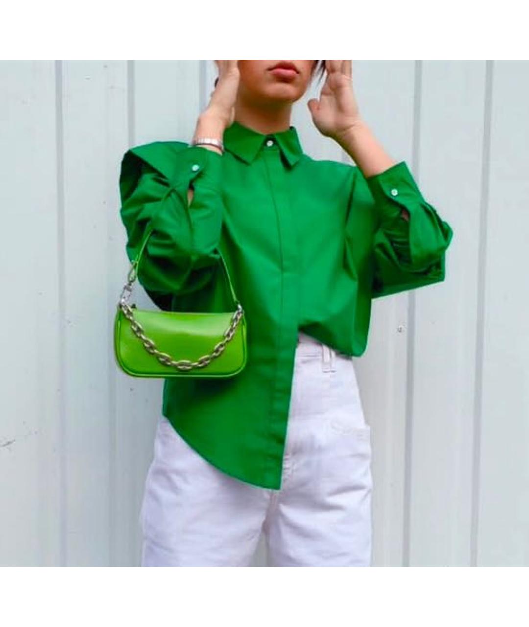 ISABEL MARANT Зеленая хлопковая блузы, фото 7