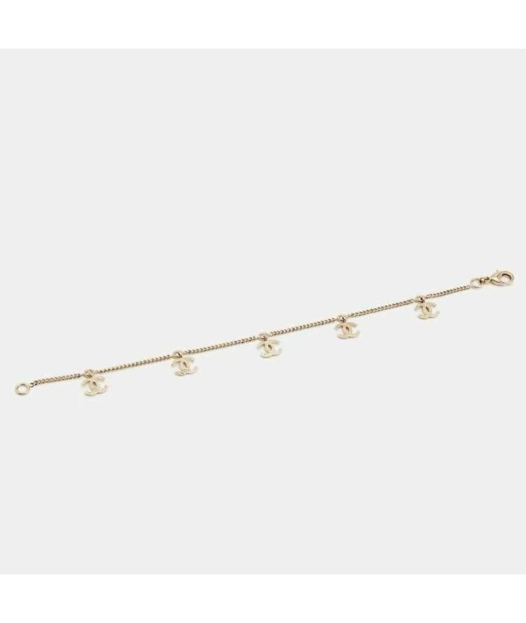 CHANEL Бежевый браслет из желтого золота, фото 2