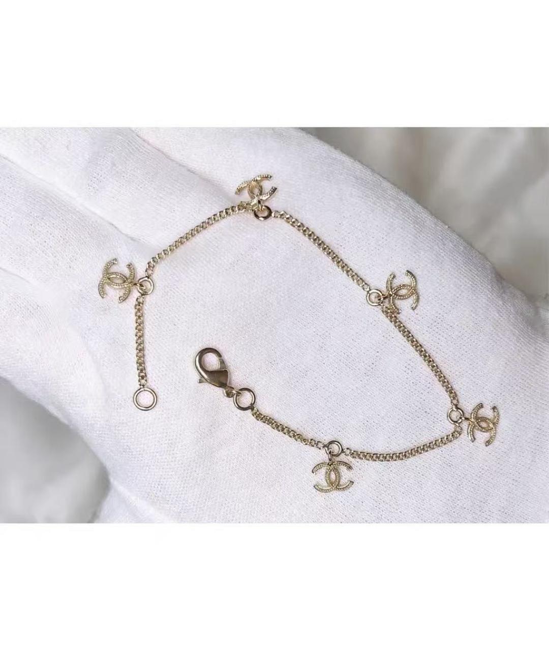 CHANEL Бежевый браслет из желтого золота, фото 3