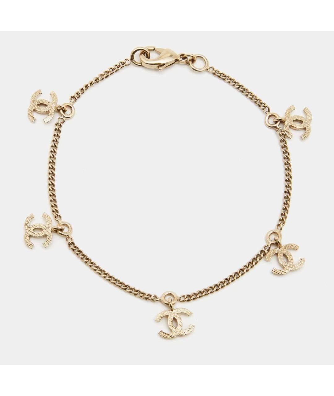 CHANEL Бежевый браслет из желтого золота, фото 5