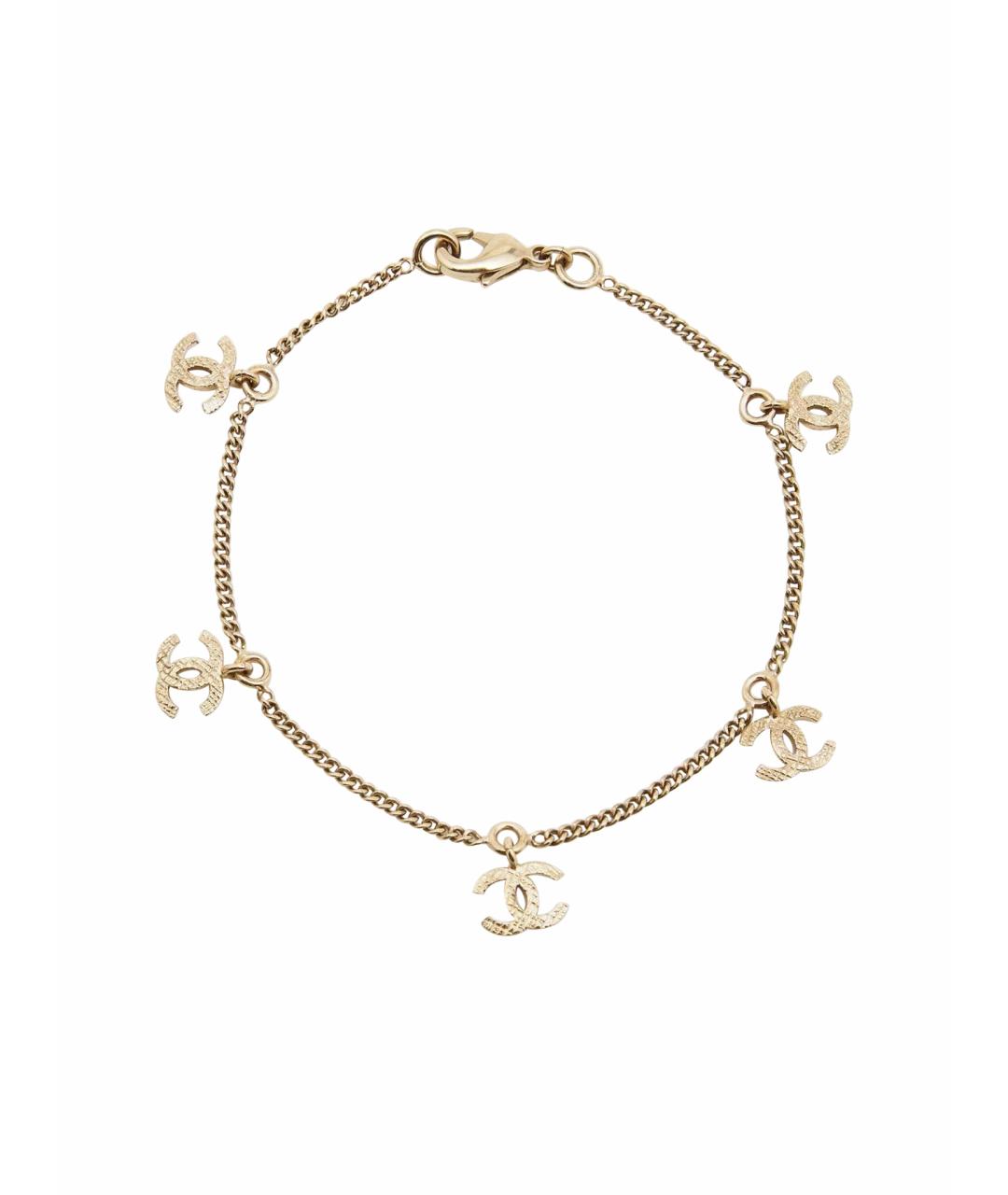 CHANEL Бежевый браслет из желтого золота, фото 1