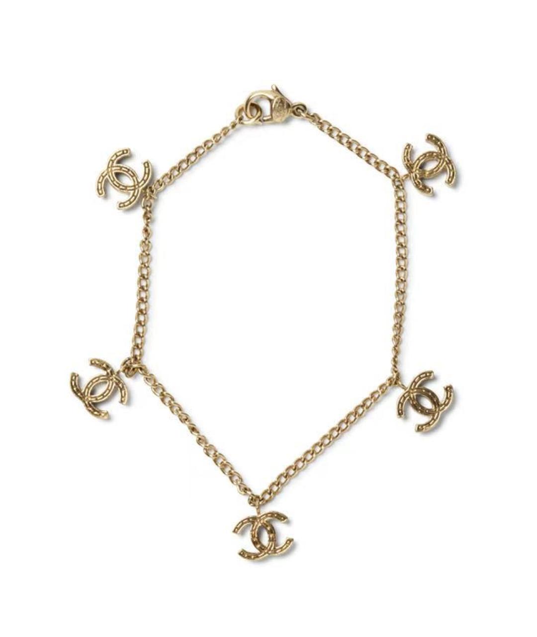 CHANEL Бежевый браслет из желтого золота, фото 4