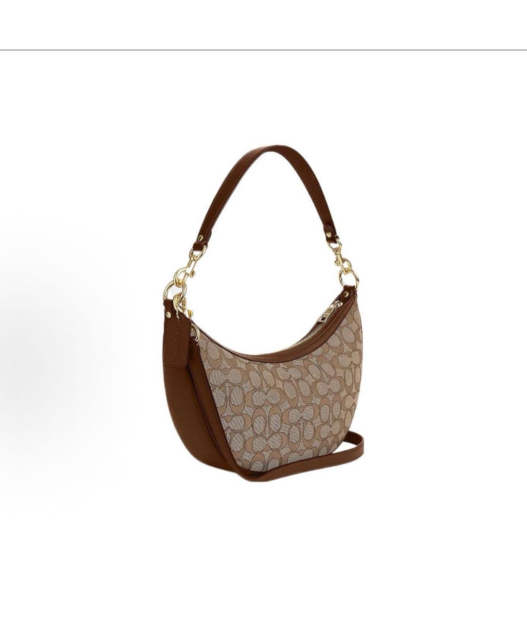 COACH Красная кожаная сумка через плечо, фото 2