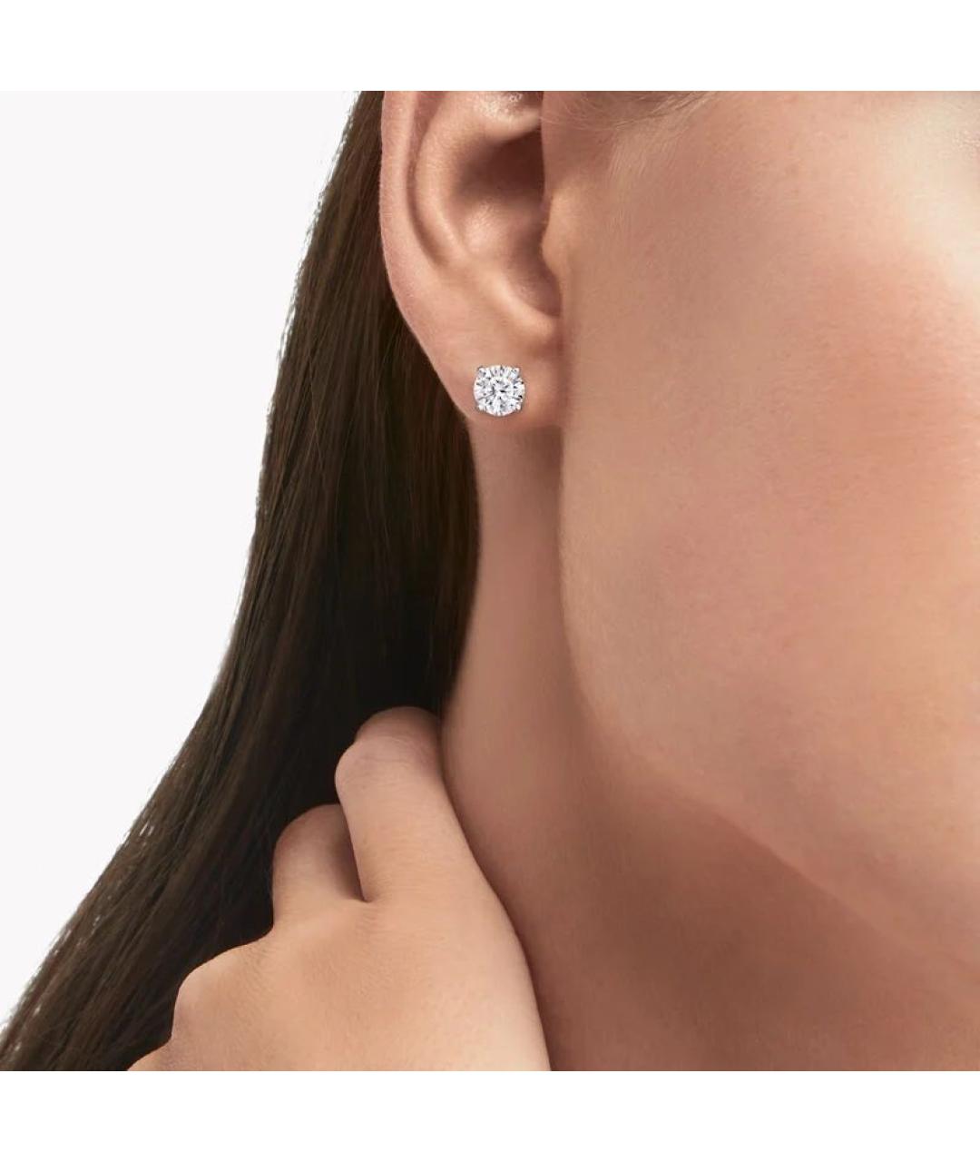 GRAFF Серебряные серьги из белого золота, фото 2