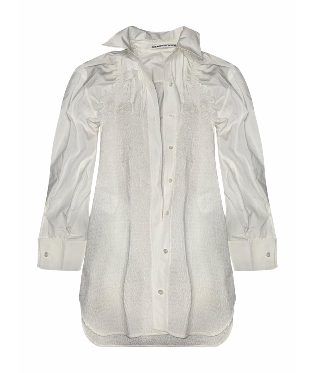 ALEXANDER WANG Белое хлопковое платье, фото 1