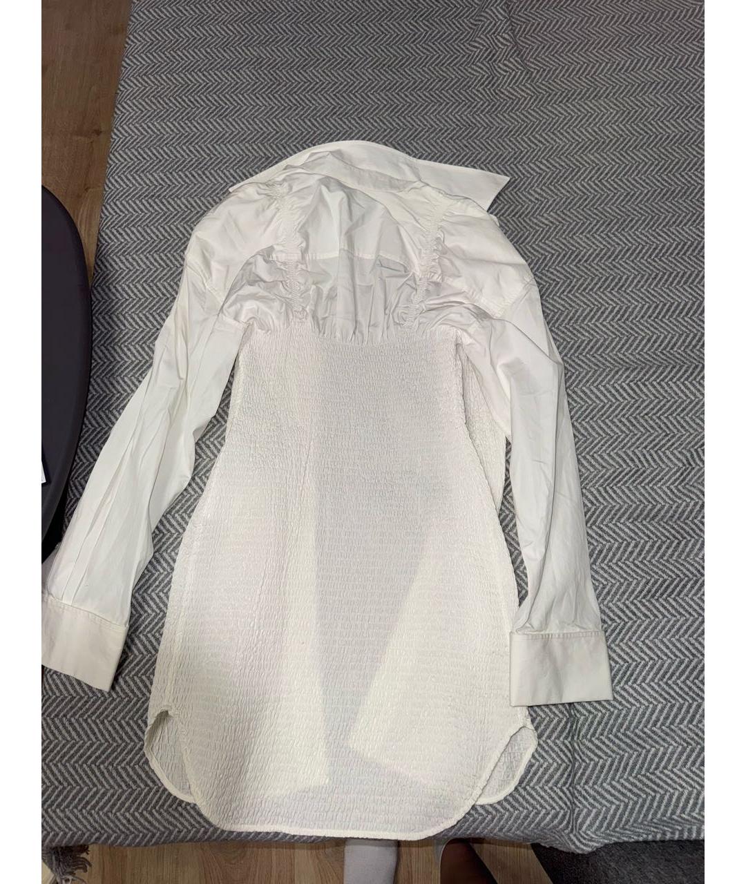 ALEXANDER WANG Белое хлопковое платье, фото 2