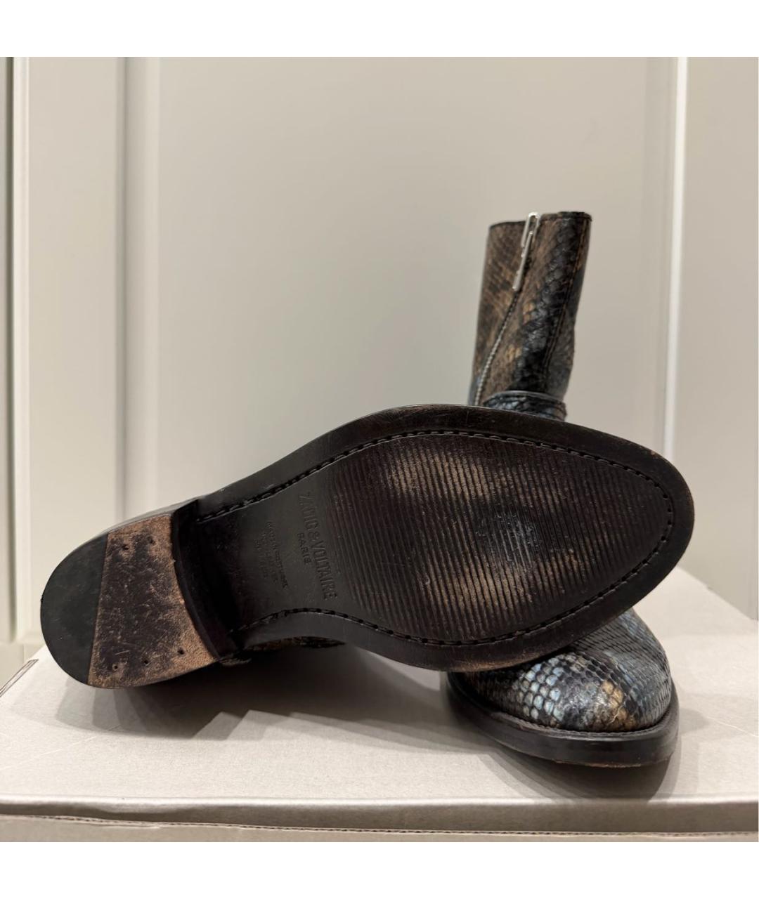ZADIG & VOLTAIRE Полусапоги из экзотической кожи, фото 4
