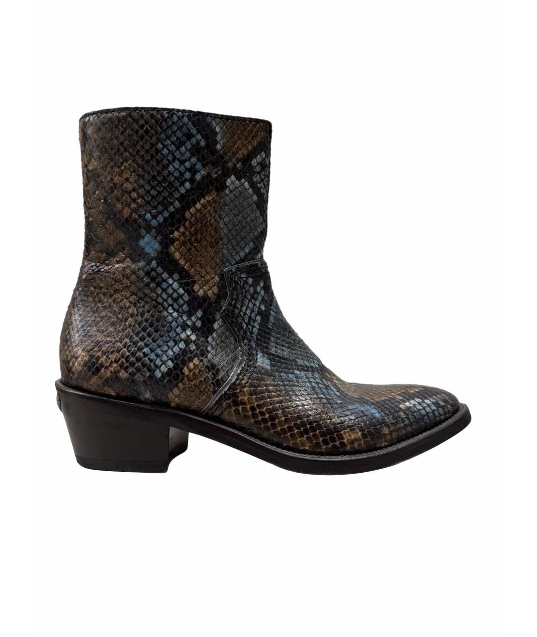 ZADIG & VOLTAIRE Полусапоги из экзотической кожи, фото 1