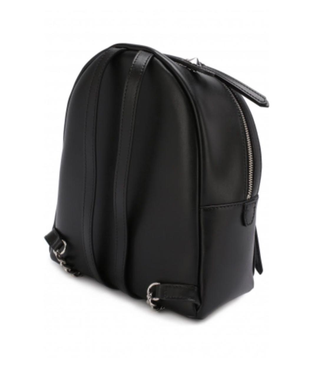 FENDI Черный кожаный рюкзак, фото 2