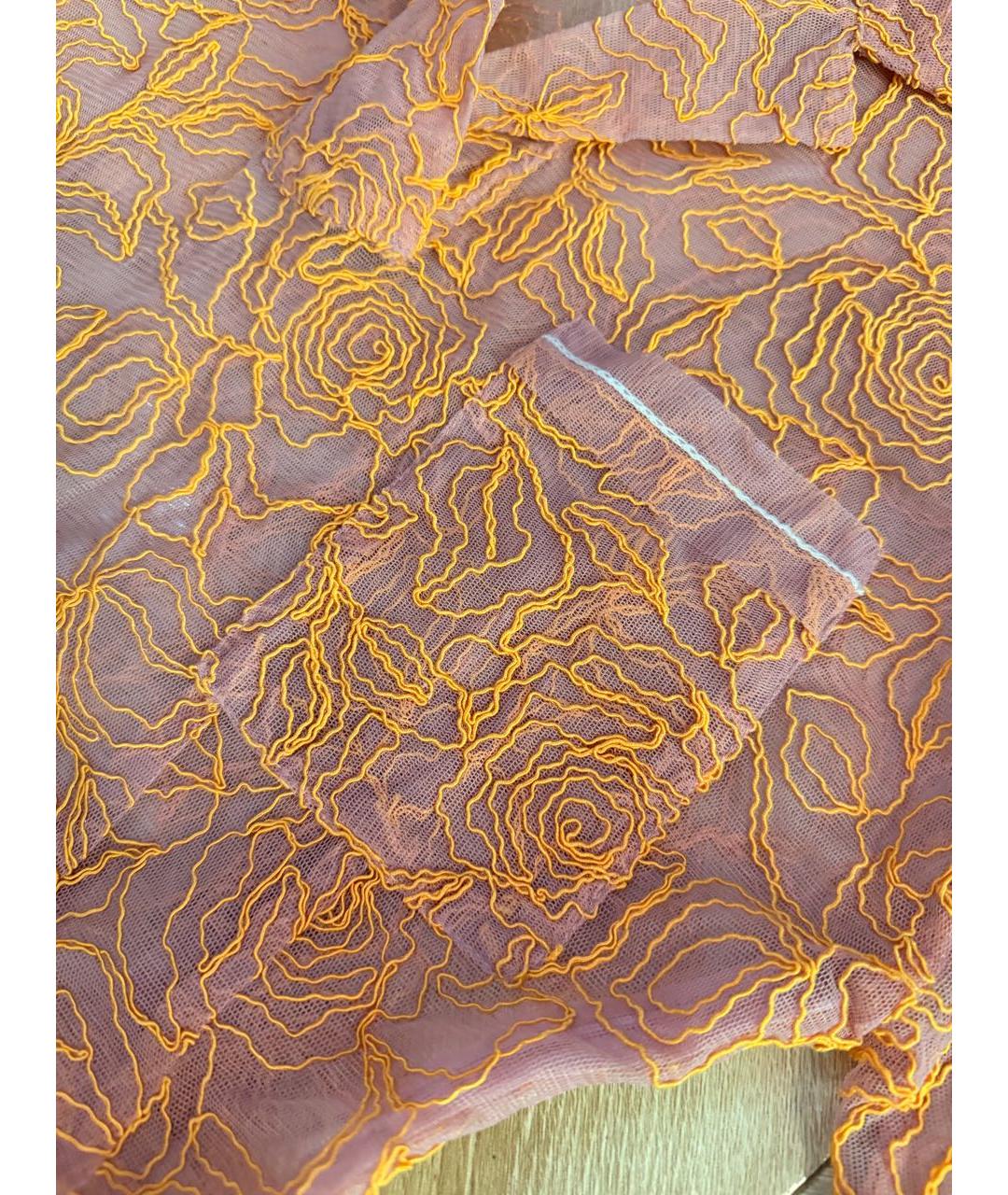 JACQUEMUS Розовая вискозная блузы, фото 3