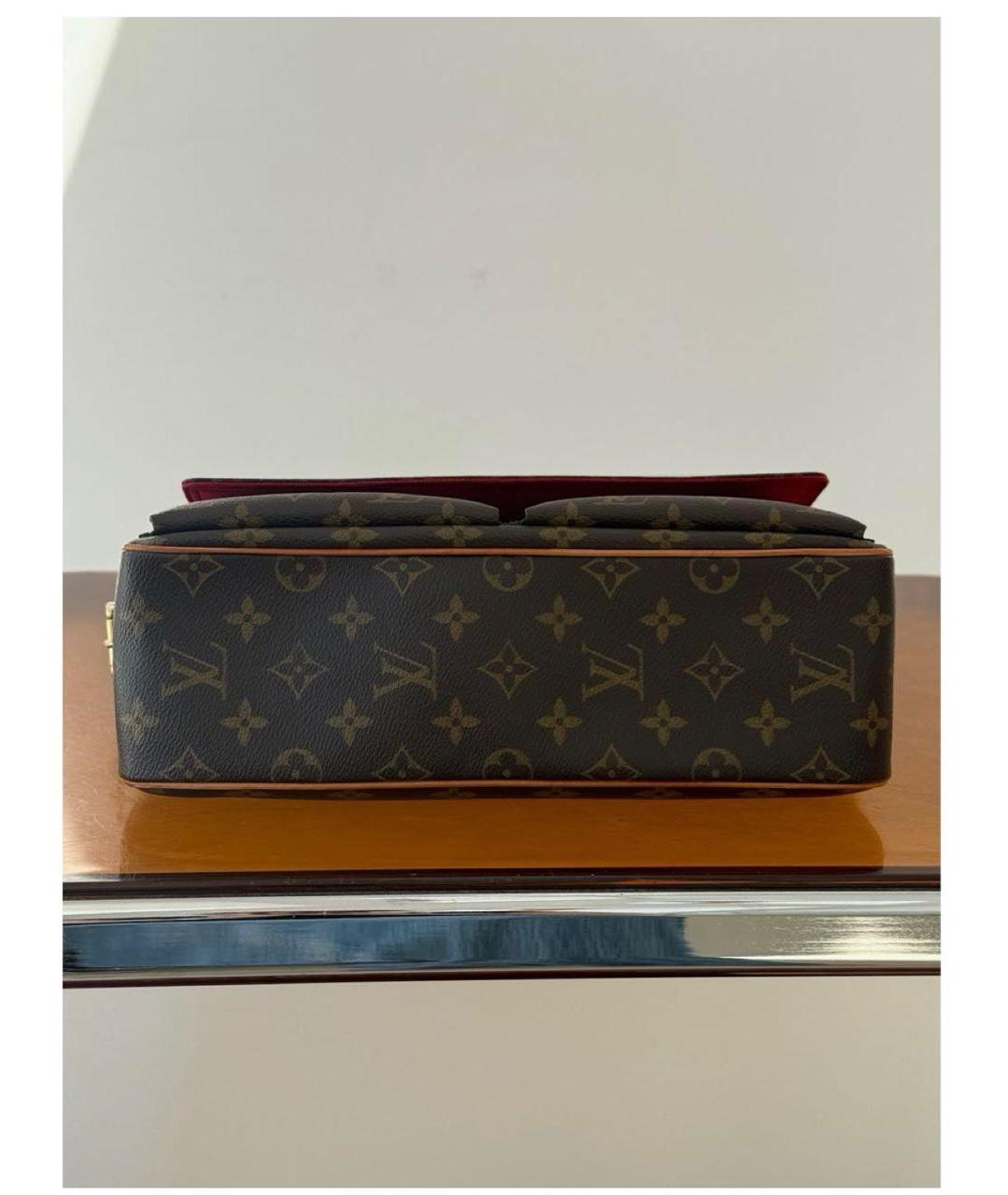 LOUIS VUITTON Коричневая сумка с короткими ручками, фото 3