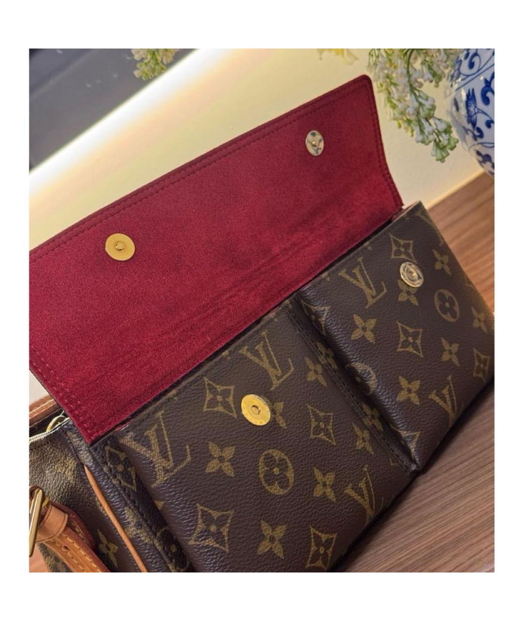 LOUIS VUITTON Коричневая сумка с короткими ручками, фото 8