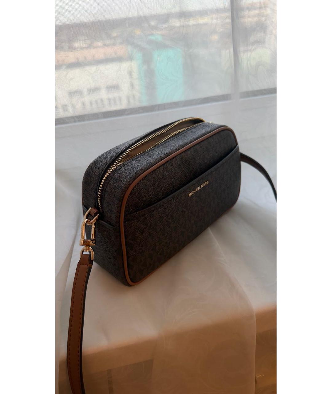 MICHAEL KORS Коричневая сумка через плечо, фото 4