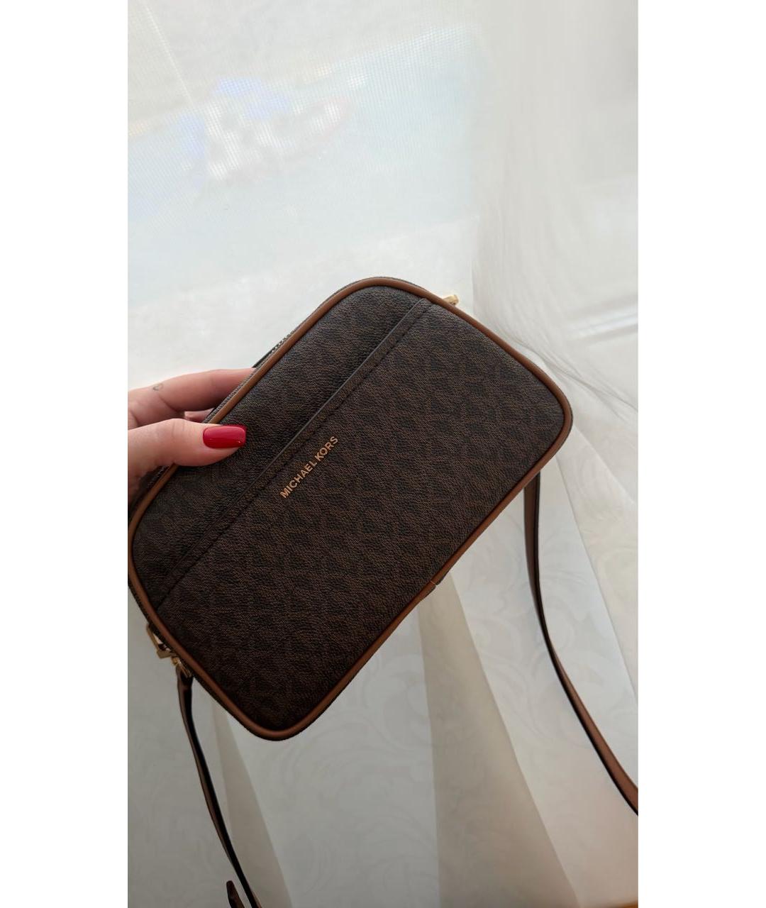 MICHAEL KORS Коричневая сумка через плечо, фото 2