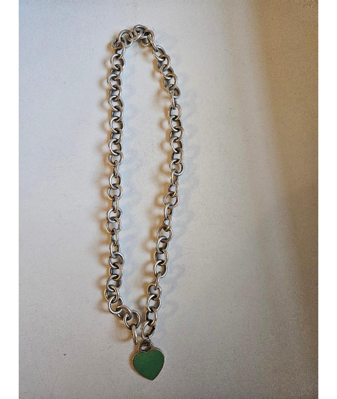 TIFFANY&CO Серебряное серебряное колье, фото 5