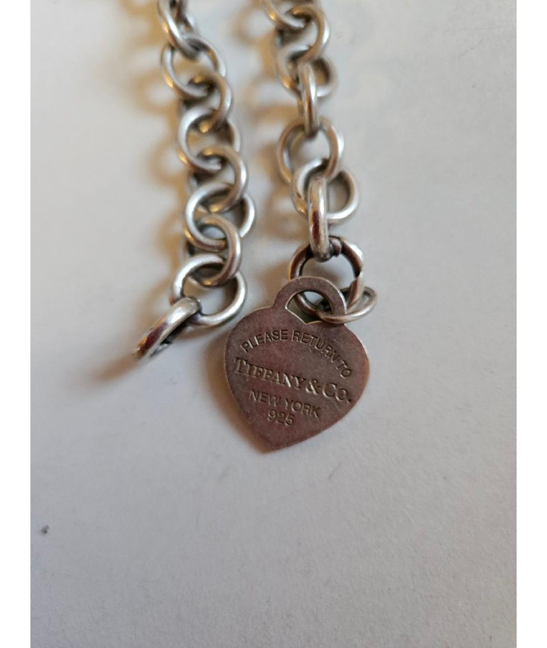 TIFFANY&CO Серебряное серебряное колье, фото 4