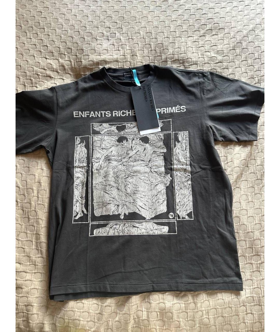 Enfants Riches Déprimés Черная хлопковая футболка, фото 7