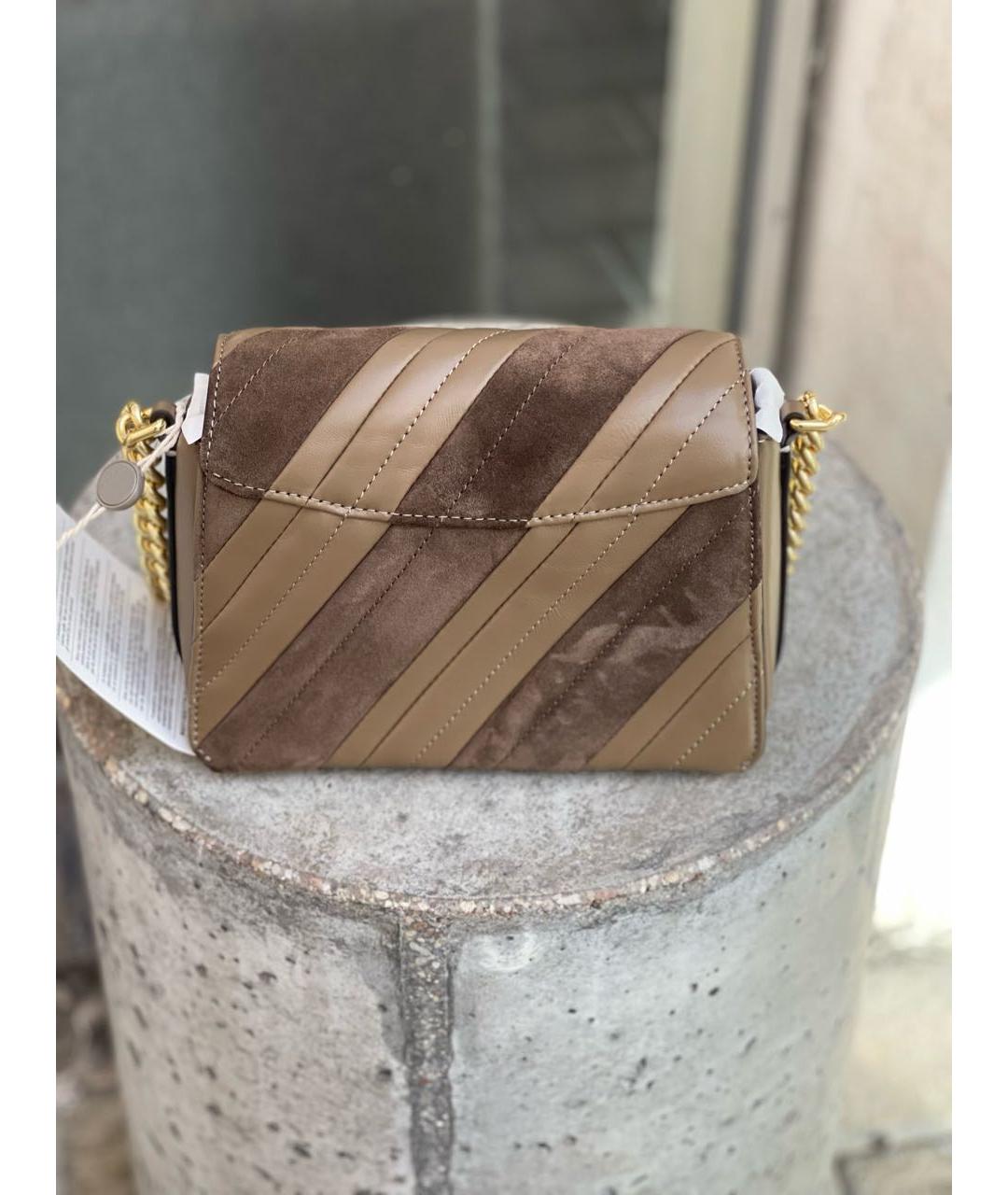 3.1 PHILLIP LIM Коричневая кожаная сумка с короткими ручками, фото 4