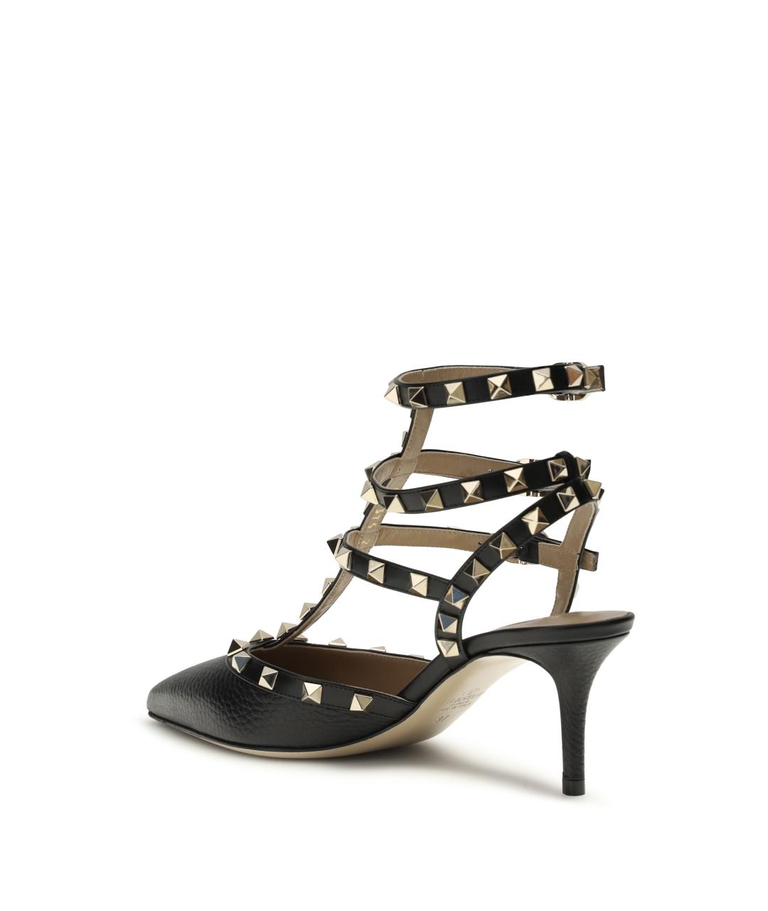 VALENTINO Черные кожаные туфли, фото 3