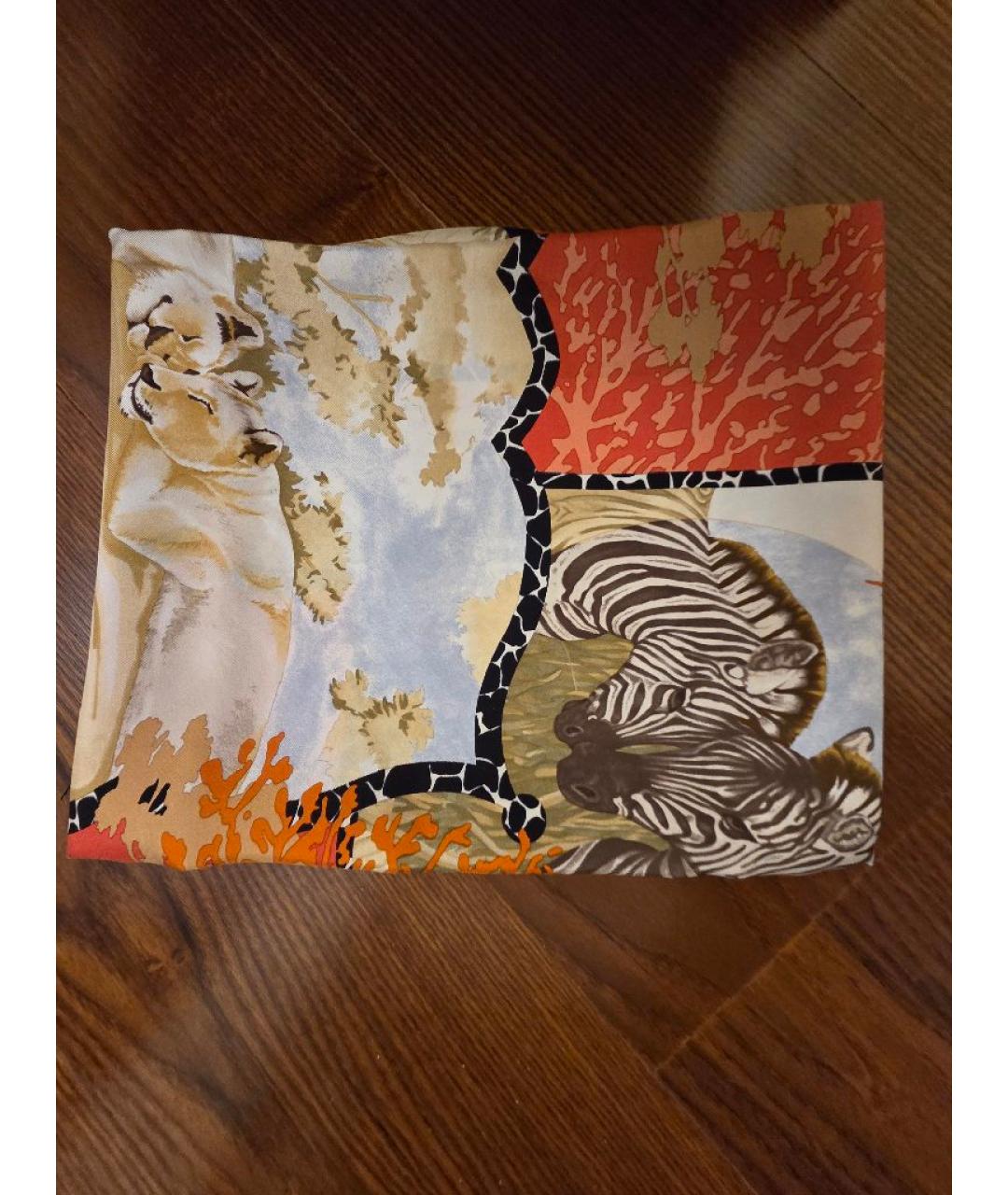 FERRAGAMO Мульти шелковый платок, фото 3