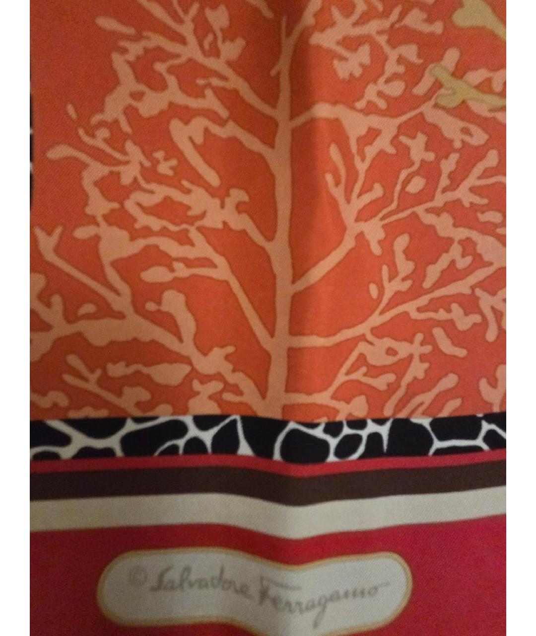 FERRAGAMO Мульти шелковый платок, фото 2