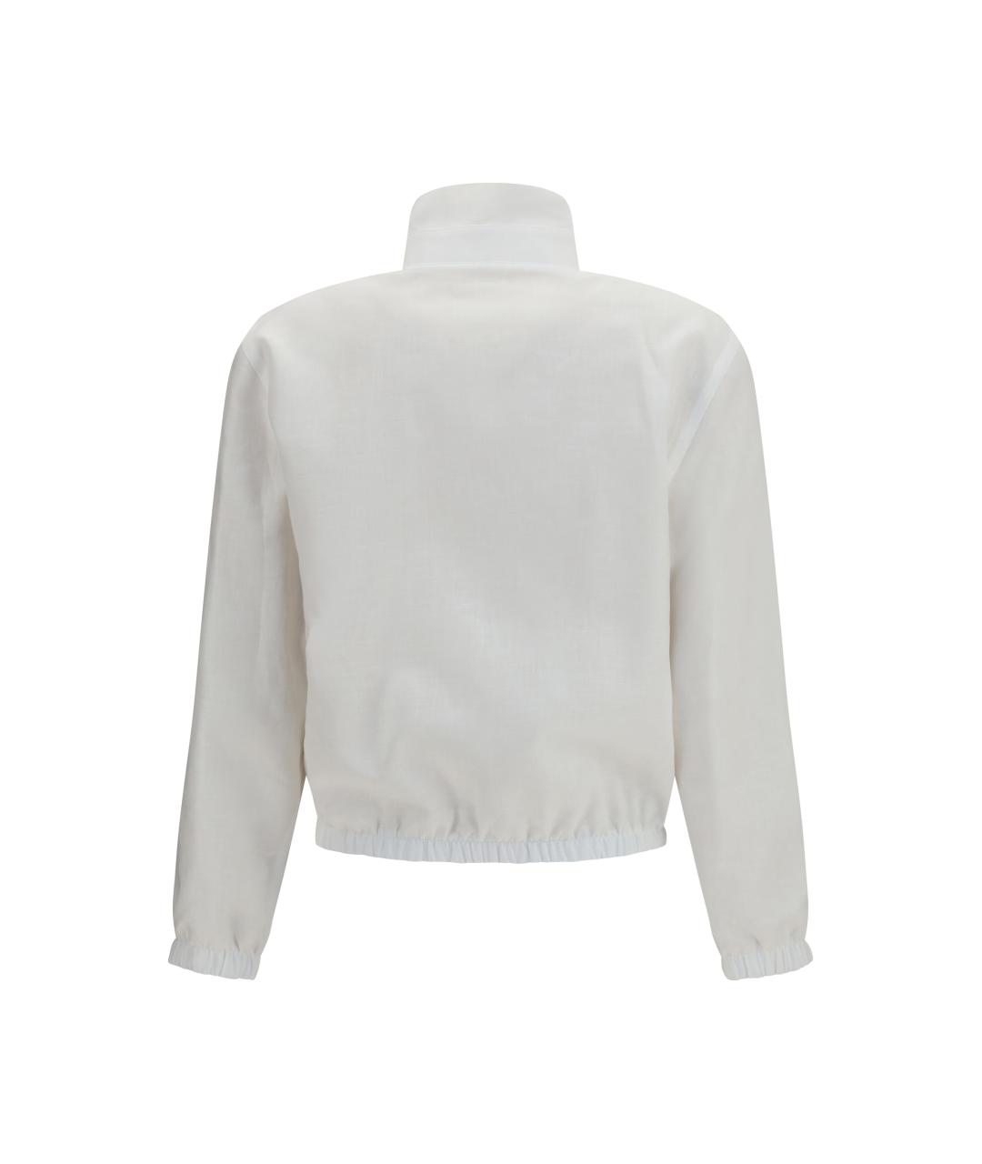 LORO PIANA Бежевая льняная куртка, фото 3