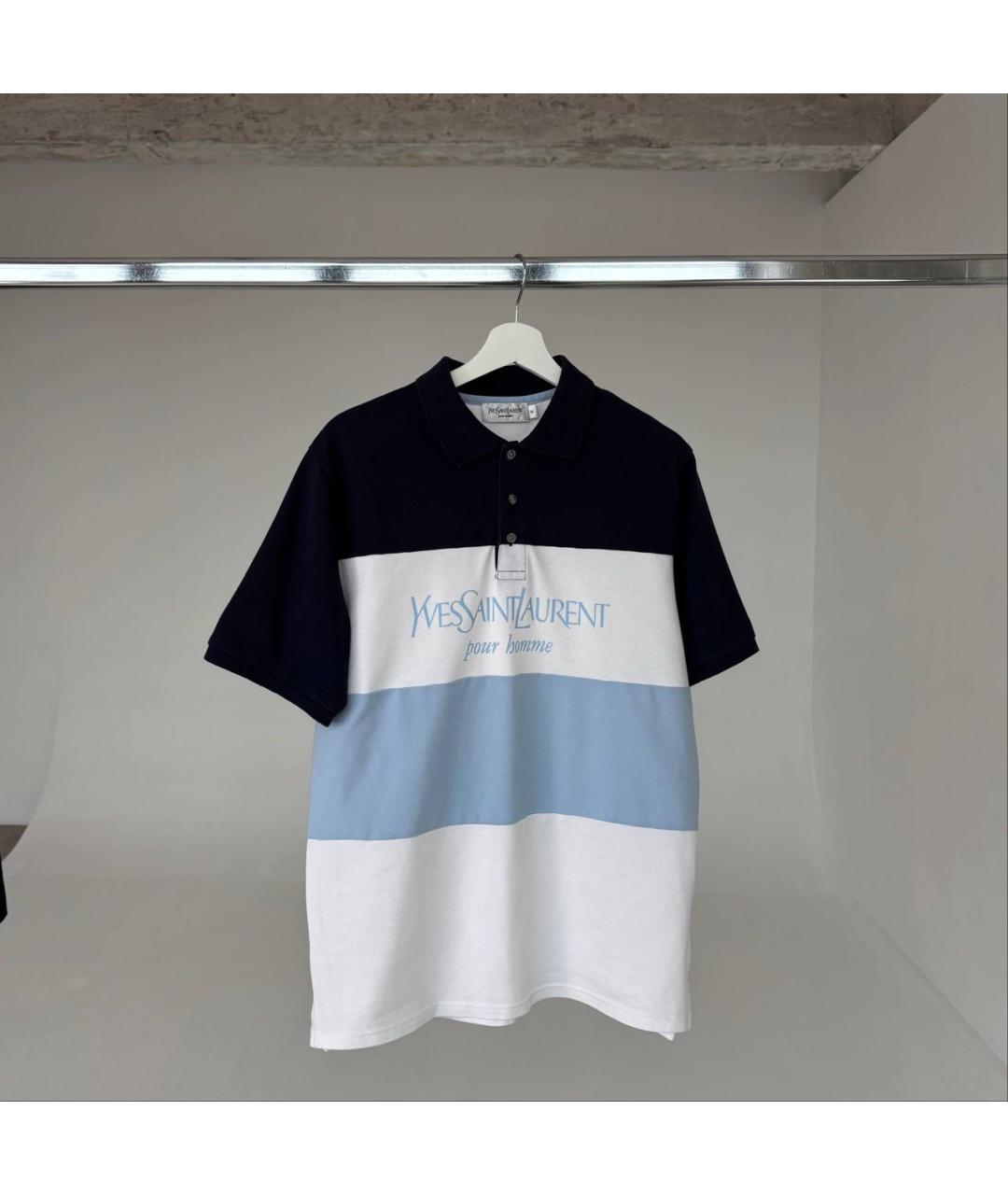 SAINT LAURENT Мульти хлопковая футболка, фото 6