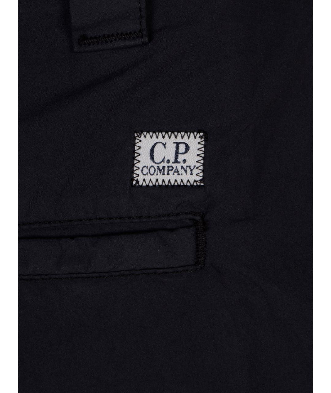 CP COMPANY Темно-синие хлопковые повседневные брюки, фото 3