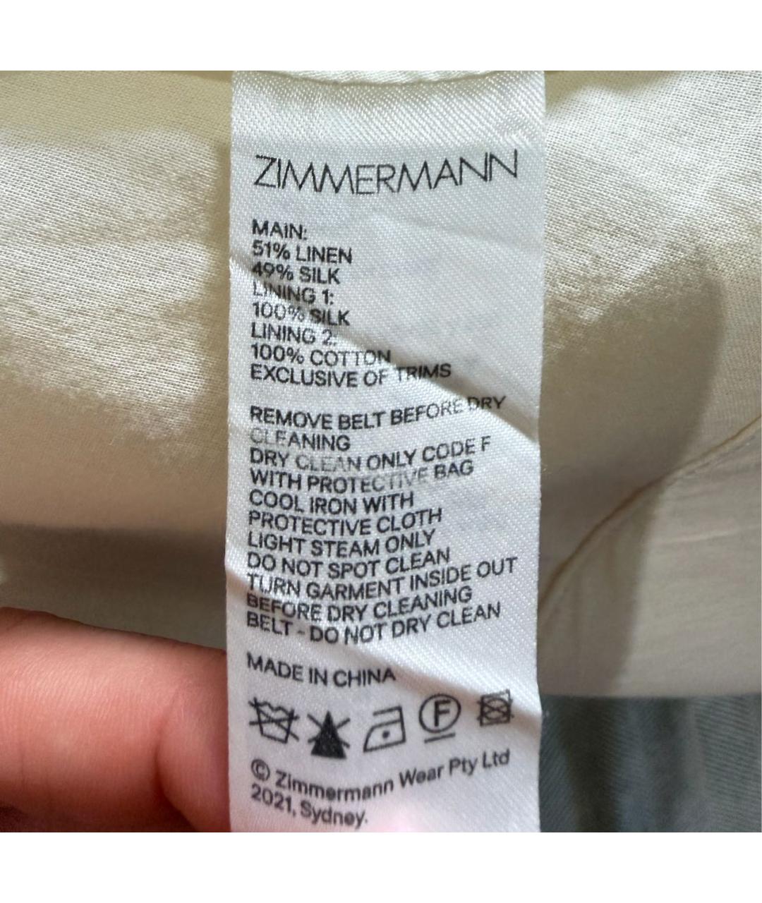 ZIMMERMANN Оранжевое шелковое коктейльное платье, фото 5