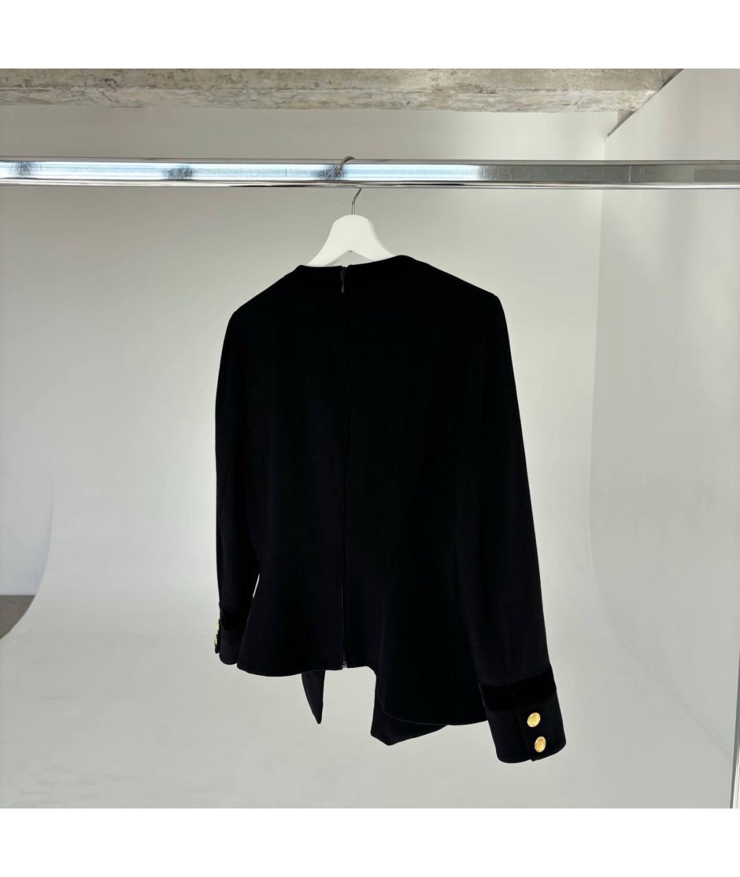 ESCADA Черный шерстяной жакет/пиджак, фото 7