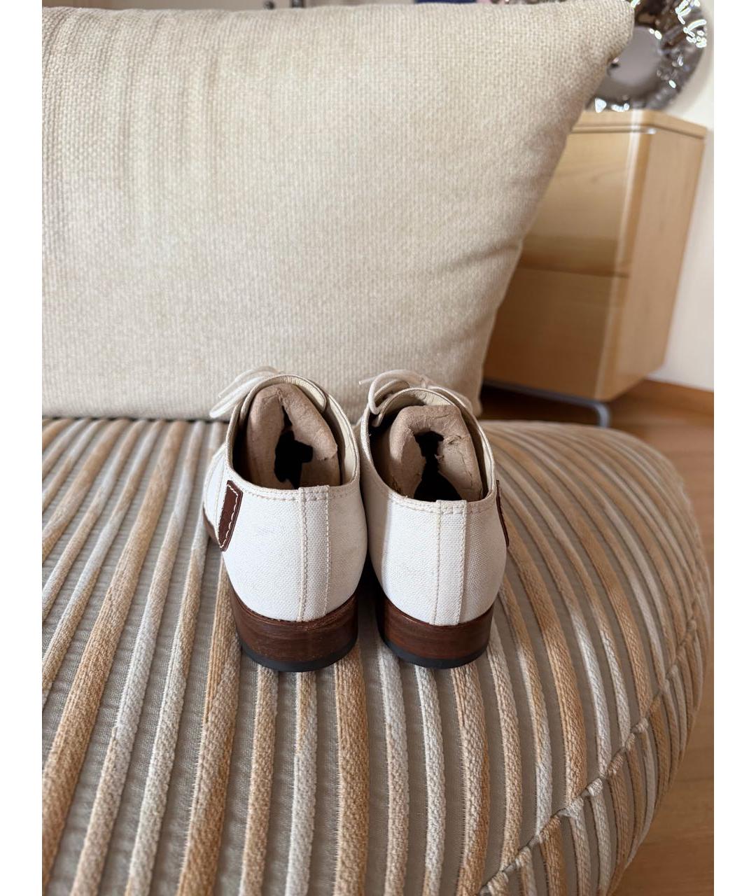 CHANEL Бежевые ботинки, фото 6