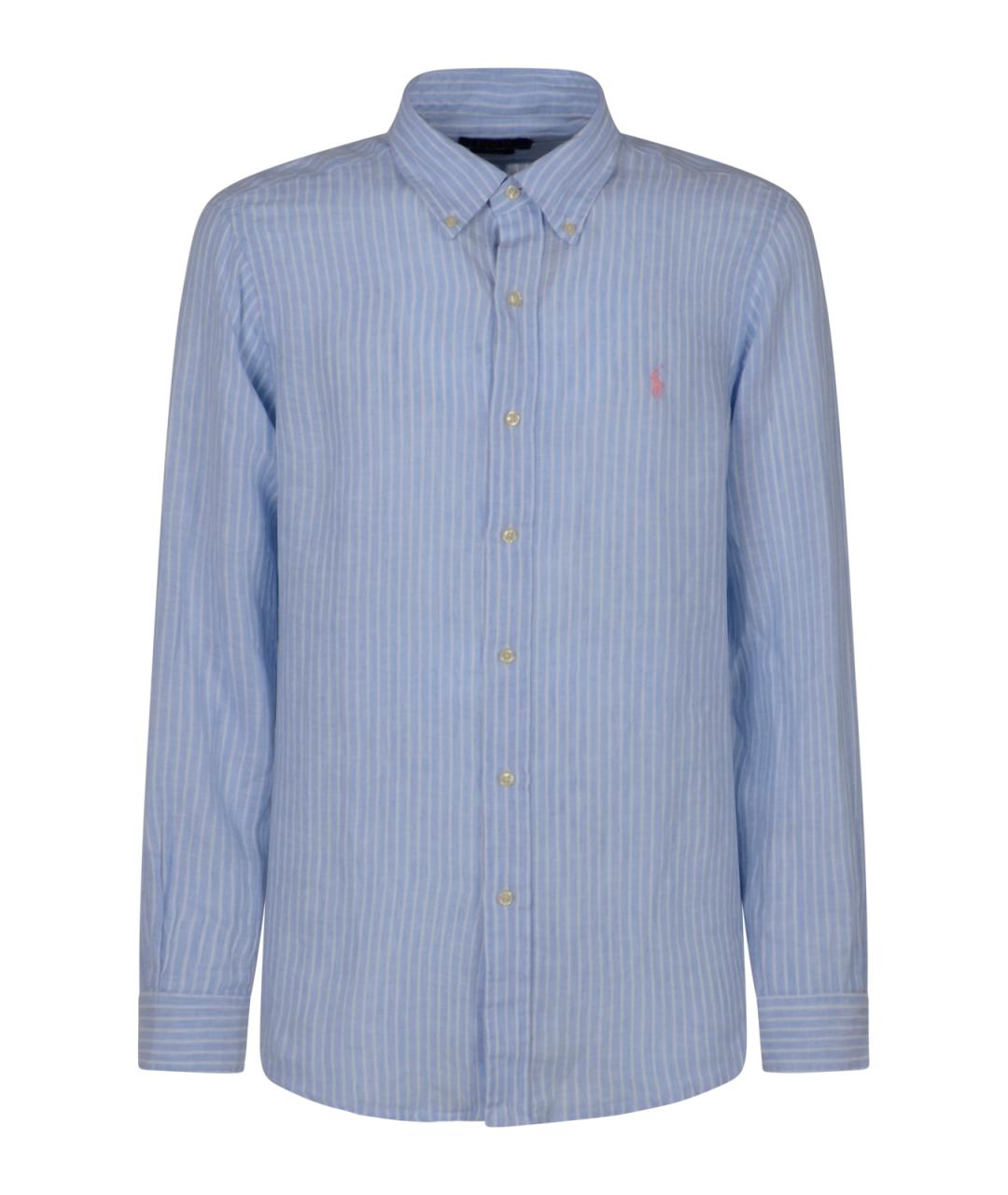 POLO RALPH LAUREN Мульти льняная классическая рубашка, фото 1