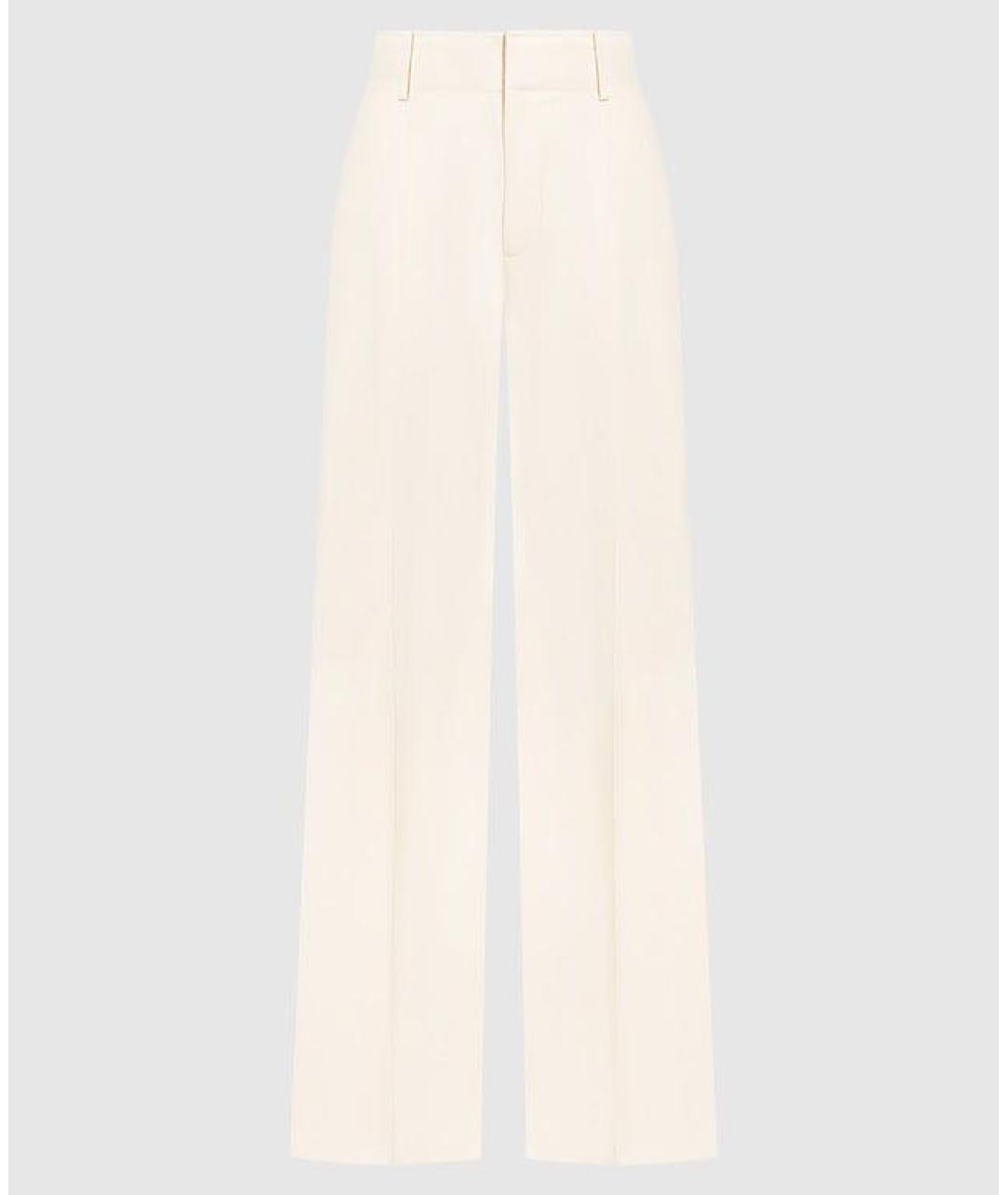 BOTTEGA VENETA Бежевые брюки широкие, фото 9