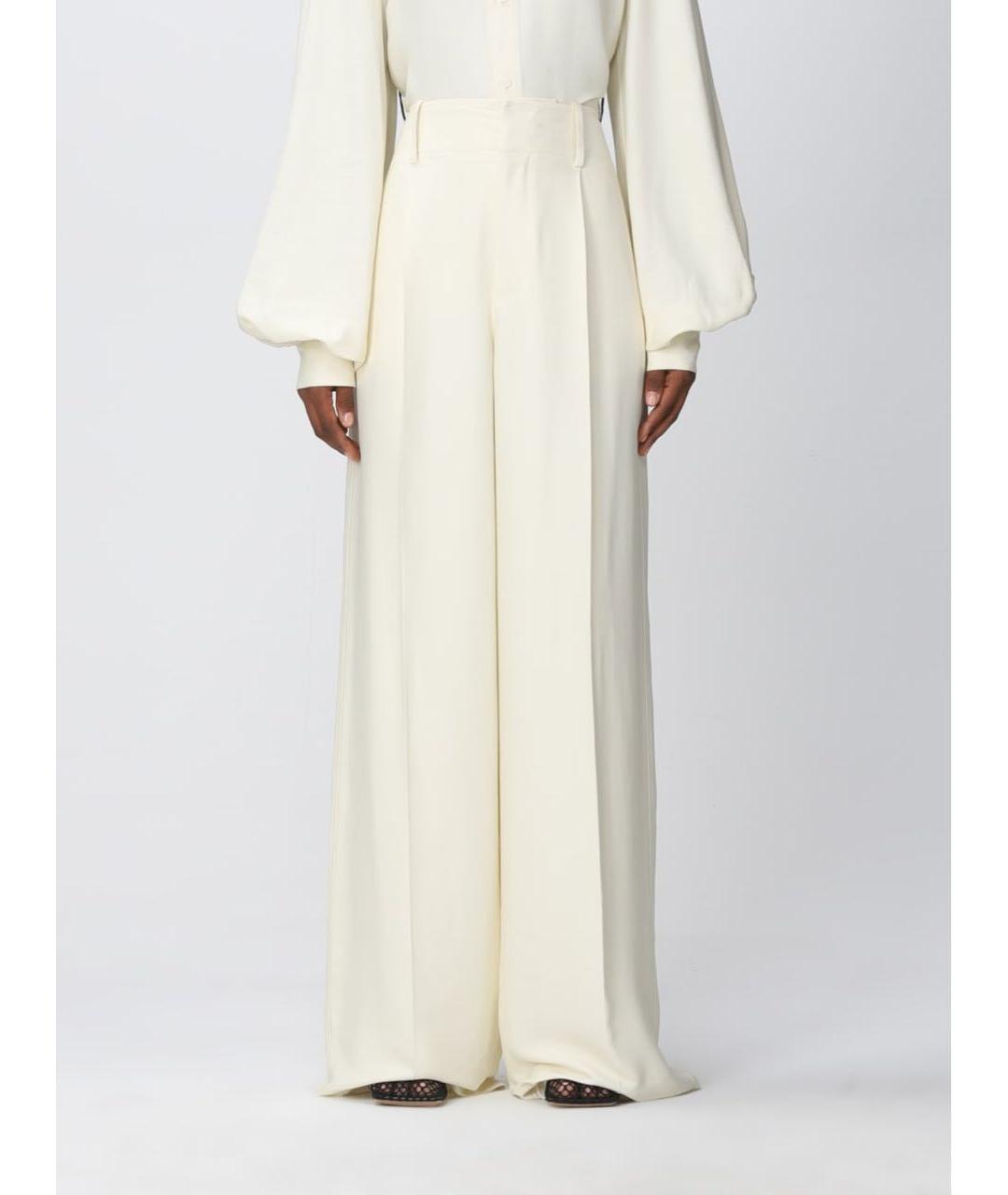 BOTTEGA VENETA Бежевые брюки широкие, фото 8