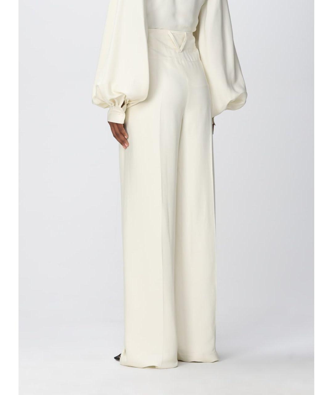 BOTTEGA VENETA Бежевые брюки широкие, фото 7